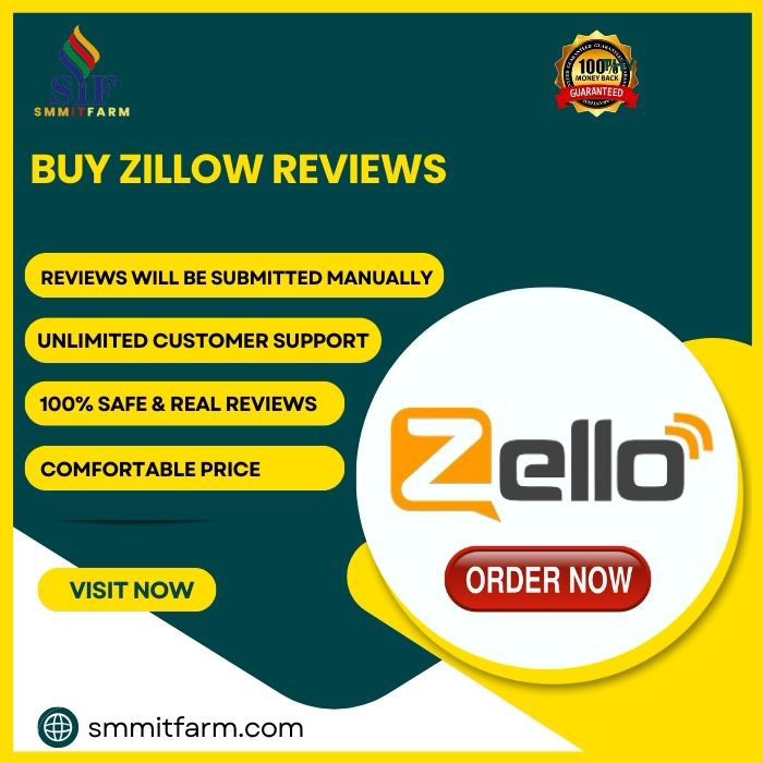 Buy Zillow reviews - For Real estate bizs, 100%safe