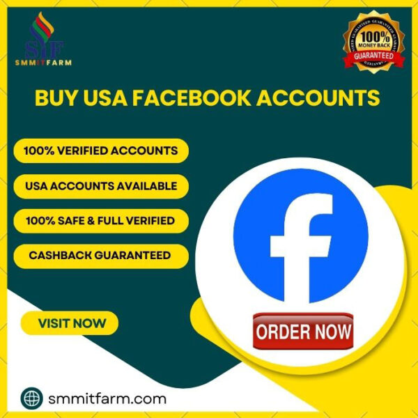 Buy USA Facebook Accounts-100% Safe, US Verified, Have Followers