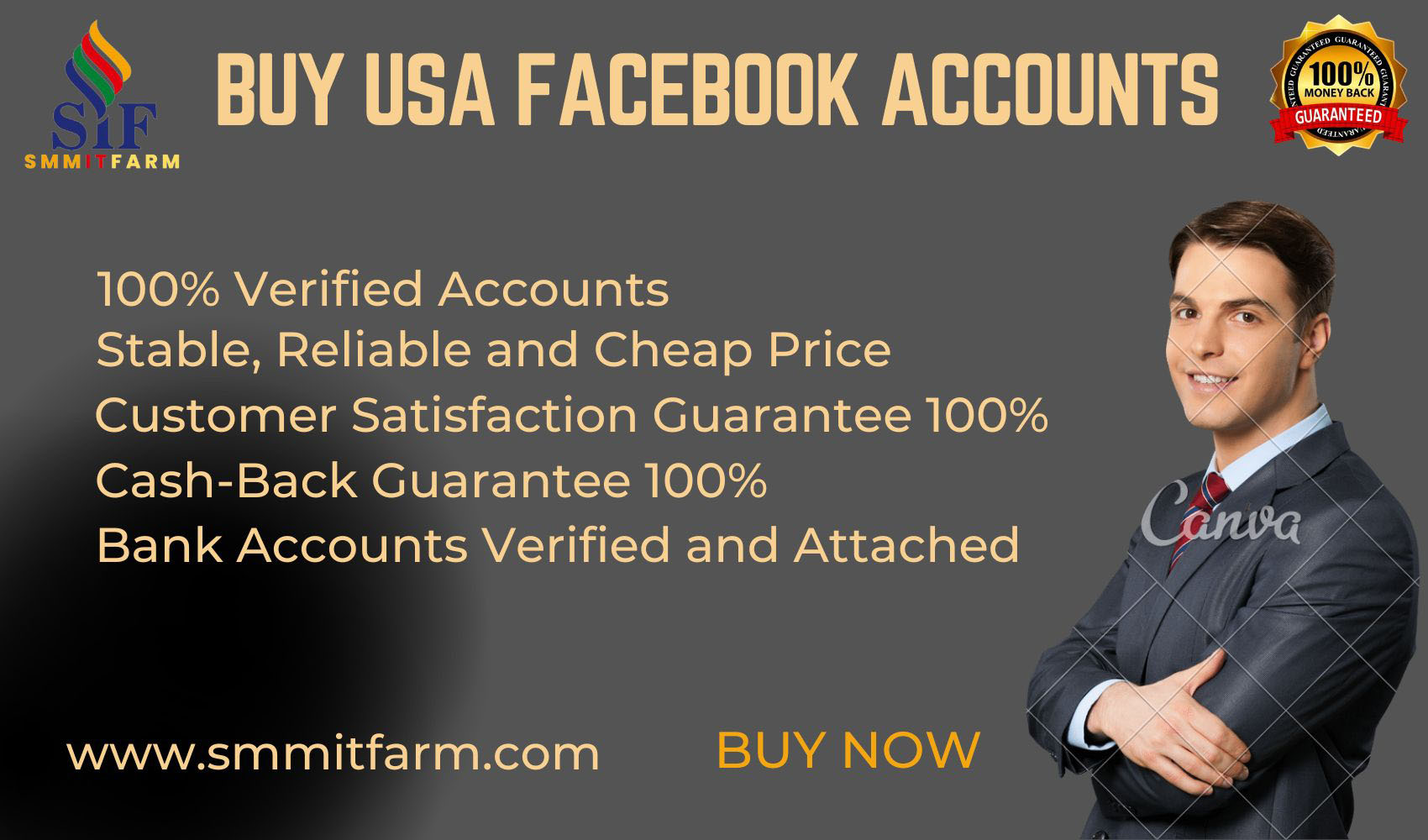 Buy USA Facebook Accounts-100% Safe, US Verified, Have Followers 
